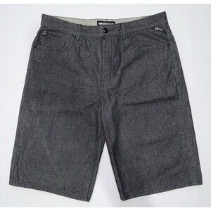 Ecko unltd Bermuda Black Jean shorts SZ W38 Men’s